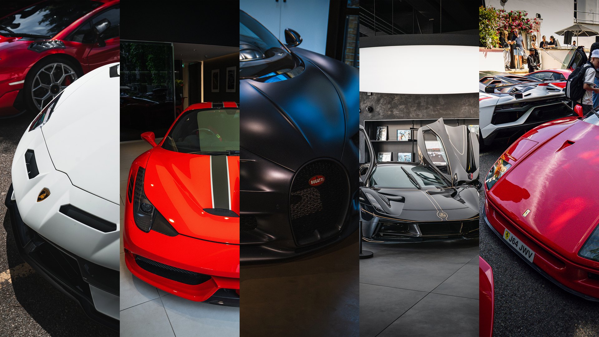 Five supercars